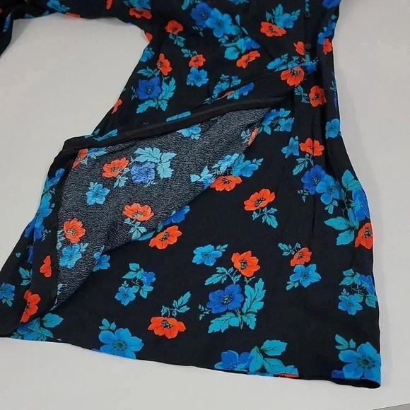 Maje Ripita Black Floral Print Dress - Picture 11 of 13